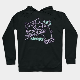 Sleepy Cat Hoodie